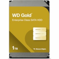 Disque dur Gold WD1005FBYZ 1 To - 3.5" Interne - SATA (SATA/600) Western Digital - Serveur, Système de rangement Appareil compatible - 7200tr/min - 512n Format - 5 Année Garantie