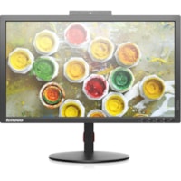 Moniteur LCD ThinkVision T2224z Webcam Full HD - 16:9 - Noir corbeau Lenovo - 21.5po Visible - LED Rétroéclairage - 1920 x 1080 - 16,7 Millions de Couleurs - 250 cd/m² - 7 ms - Hauts-Parleurs - HDMI - VGA - DisplayPort