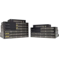 Cisco SG350-28 28-Port Gigabit Managed Switch - 26 Ports - Manageable - Gigabit Ethernet - 10/100/1000Base-TX, 1000Base-X - 3 Layer Supported - Modular - 4 SFP Slots - Optical Fiber, Twisted Pair - 1U - Desktop, Rack-mountable