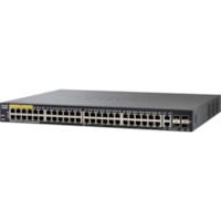 Commutateur Ethernet 350 SF350-48P 48 Ports Gérable - Gigabit Ethernet, Fast Ethernet - 10/100Base-TX, 1000Base-X, 10/100/1000Base-TX Cisco - 48 Ports - Gérable - Gigabit Ethernet, Fast Ethernet - 10/100Base-TX, 1000Base-X, 10/100/1000Base-TX - 3 Couche supportée - Modulaire - 4