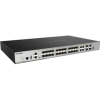 Commutateur de niveau 3 DGS-3630 DGS-3630-28SC 4 Ports Gérable - Gigabit Ethernet, 10 Gigabit Ethernet - 10/100/1000Base-TX, 10GBase-SR, 10GBase-LRM, 10GBase-LR D-Link - 4 Ports - Gérable - Gigabit Ethernet, 10 Gigabit Ethernet - 10/100/1000Base-TX, 10GBase-SR, 10GBase-LRM, 10GBase-LR 