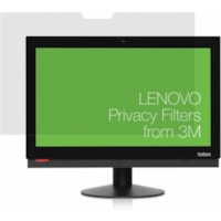 Lenovo Privacy Filter for ThinkCentre M800z Touch All-in-One from 3M - For LCD All-in-One PC - Scratch Resistant, Smear Resistant, Damage Resistant