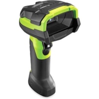 Zebra DS3678-SR Barcode Scanner Kit - Wireless Connectivity - 8.60" (218.44 mm) Scan Distance - 1D, 2D - Imager - Omni-directional - Bluetooth - Industrial Green - Power Supply Included - IP67, IP65 - USB - Industrial, Warehouse, Manufacturing