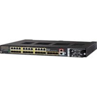 Cisco IE-4010-16S12P Ethernet Switch - 12 Ports - Manageable - Gigabit Ethernet - 1000Base-X, 10/100/1000Base-T - 3 Layer Supported - Modular - 16 SFP Slots - Optical Fiber, Twisted Pair - 1U - Rack-mountable - 5 Year Limited Warranty