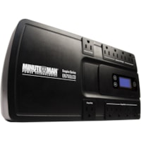 Minuteman Enspire EN750LCD 750VA Floor/Wall Mountable UPS - Floor/Wall Mountable - 8 Hour Recharge - 3 Minute Stand-by - 120 V AC Input - 120 V AC Output - 10 x NEMA 5-15R Receptacle(s)