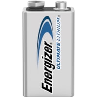 Energizer Ultimate Lithium 9-Volt Battery - For Multipurpose - 9V - 9 V DC