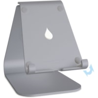 Support pour ordinateur portable mStand Rain Design - hauteur de 5.70po (144.78 mm) x largeur de 4.60po (116.84 mm) x longueur de 7.30po (185.42 mm) - Aluminium anodisé - Gris - 12