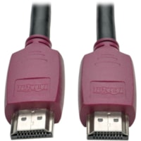 Câble audiovisuel 3 pi (0,91 m) HDMI Tripp Lite by Eaton - 3 pi (0,91 m) HDMI Câble audiovisuel pour Projecteur, Moniteur, Téléviseur, Périphérique audio/vidéo, Home Cinéma, iPad, Récepteur A/V, Lecteur Blu-ray, Console de jeu, Ordinateur 