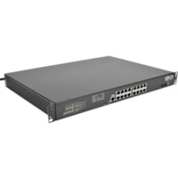 Tripp Lite by Eaton NSS-G16D2 Ethernet Switch - 16 Ports - Manageable - Gigabit Ethernet - 1000Base-X - 2 Layer Supported - Modular - 2 SFP Slots - Optical Fiber, Twisted Pair - 1U - Rack-mountable - 5 Year Limited Warranty