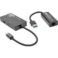 Tripp Lite by Eaton 4K Video and Ethernet 2-in-1 Accessory Kit for Microsoft Surface and Surface Pro