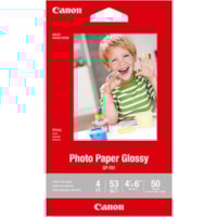 Canon - Photo Paper Glossy Photo Paper GP-701 - 4 po (101,60 mm) x 6 po (152,40 mm) - Brillant - 50 Feuille