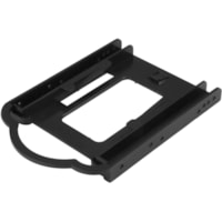 StarTech.com Adaptateur de baie d'unité pour 3.5" SATA/600, Serial Attached SCSI (SAS), U.2 Interne - Noir - 1 x Disque dure supporté - 1 x SSD supporté - 1 x Baie Complète - 1 x 2.5" Baie de 6,35 centimètres - Plastique