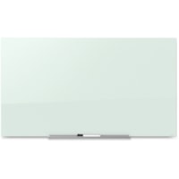 Tableau effaçable à sec InvisaMount Quartet - largeur de 85 po (2159 mm) x hauteur de 48 po (1219,20 mm) - Surface Blanc En verre trempé - Rectangle - Magnétique - 1 chaque