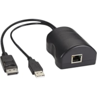 Black Box DCX Server Access Module - DisplayPort + USB - 1 Computer(s) - 164.04 ft (50000 mm) Range - 1920 x 1200 Maximum Video Resolution - 1 x Network (RJ-45) - 1 x USB - DisplayPort