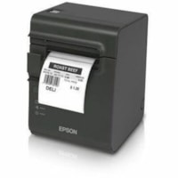 Epson TM-L90 Plus Direct Thermal Printer - Monochrome - Label/Receipt Print - Fast Ethernet - USB - Bluetooth - Dark Gray - 3.15" Print Width - 5.91 in/s (150 mm/s) Mono - 203 x 203 dpi - For PC