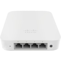 Point d'accès sans fil MR30H IEEE 802.11ac 1,30 Gbit/s Meraki - 2,40 GHz, 5 GHz - Technologie MIMO - 4 x Réseau (RJ-45) - Gigabit Ethernet - Bluetooth 4.0 - Fixation au mur - 1