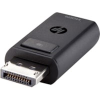 HP DisplayPort To HDMI 1.4 Adapter - 1 x HDMI HDMI 1.4 Digital Audio/Video Female - 1 x DisplayPort Digital Audio/Video Male