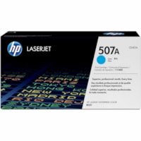 HP 507A Original Laser Toner Cartridge - Single Pack - Cyan - 1 Each - 6000 Pages