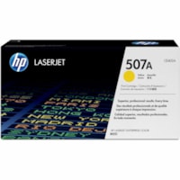 HP 507A Original Laser Toner Cartridge - Single Pack - Yellow - 1 Each - 6000 Pages