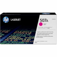 HP 507A Original Laser Toner Cartridge - Single Pack - Magenta - 1 Each - 6000 Pages