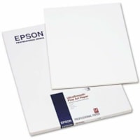 Epson UltraSmooth Fine Art Paper - 17" x 22" - Smooth - White - 25 Sheet