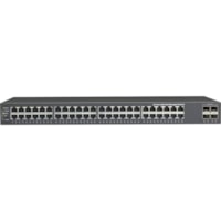 Black Box Gigabit PoE+ Managed Ethernet Switch - 52-Port - 48 Ports - Manageable - Gigabit Ethernet - 10GBase-X - 2 Layer Supported - Modular - 370 W Power Consumption - Twisted Pair, Optical Fiber - 1U - Rack-mountable - 1 Year Limited Warranty 