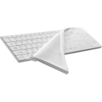 Man & Machine Its Cool Fitted Drape - For Man & Machine Keyboard - Hygienic White - Water Proof - Silicone