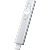 Logitech Spotlight Universal Remote Control - For Notebook, PC - Bluetooth - 98.43 ft (30000 mm) Operating Distance - Lithium Polymer (Li-Polymer) Battery - Silver