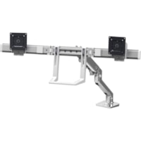 Ergotron Mounting Arm for Monitor, TV - Polished Aluminum - Height Adjustable - 2 Display(s) Supported - 32" (812.80 mm) Screen Support - 17.50 lb (7937.87 g) Load Capacity - 100 x 100, 75 x 75