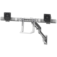 Ergotron Mounting Arm for Monitor, TV - Polished Aluminum - 2 Display(s) Supported - 32" Screen Support - 17.50 lb (7937.87 g) Load Capacity - 100 x 100, 75 x 75