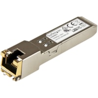 SFP (mini-GBIC) - 1 emballage StarTech.com - Pour Réseau de données, Réseau fibre optiquePaire torsadée1.25 Gigabit Ethernet - 10/100/1000Base-T - Enfichable à chaud, Interchangeable à chaud - 1 chaque