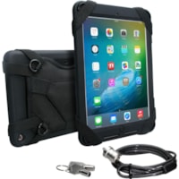 CTA Digital Security Carrying Case with Anti-Theft Cable for iPad iPad Pro 9.7, and iPad Air - Black