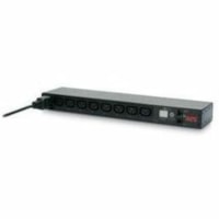 APC by Schneider Electric Rack PDU, Switched, 1U, 16A, 208/230V, (8)C13 - Switched - IEC 60320 C20 - 200 V, 208 V, 230 V - 8.2 ft (2.50 m) Cord Length - 1U - Rack-mountable