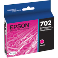 Epson - Cartouche jet d'encre DURABrite Ultra T702 D'origine Standard Rendement Jet d'encre - Magenta - 1 chaque - Jet d'encre - Rendement Standard - 1 Unité