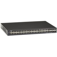 Black Box LGB5000 Ethernet Switch - Black Box LGB5000 Series Gigabit Ethernet (1000-Mbps) Managed Switch - (44) 10/100/1000-Mbps Copper RJ45, (4) 100/1000-Mbps Dual-Media SFP, (4) 1/10Gbps SFP+