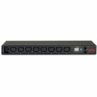 APC by Schneider Electric Rack PDU, Metered, 1U, 16A, 208/230V, (8) C13 - Metered - IEC 60320 C20 - 200 V, 208 V, 230 V - Network (RJ-45) - 8.2 ft (2.50 m) Cord Length - 1U - Rack-mountable