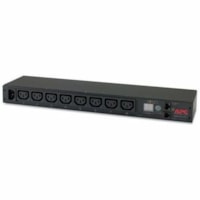 APC by Schneider Electric Rack PDU, Metered, 1U, 12A/208V, 10A/230V, (8) C13 - Metered - IEC 60320 C14 - 200 V, 208 V, 230 V - 6.5 ft (1.98 m) Cord Length - 1U - Rack-mountable