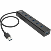 Tripp Lite by Eaton 7-Port Portable USB 3.0 SuperSpeed Mini Hub, Aluminum - USB 3.0 - External - 7 USB Port(s) - 7 USB 3.0 Port(s)