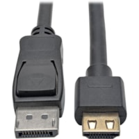Tripp Lite by Eaton P582-003-HD-V2A DisplayPort 1.2a to HDMI Active Adapter Cable (M/M), 3 ft. - 3 ft (0.91 m) DisplayPort/HDMI A/V Cable for Audio/Video Device, Monitor, Projector, HDTV, Graphics Card - First End: 1 x HDMI 2.0 Digital Audio/Video - Male - Second End: 1 x DisplayPort 1.2a Digital Au