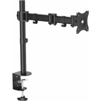 StarTech.com Desk Mount Monitor Arm 34" (17.6lb/8kg) VESA Displays, Articulating Monitor Pole Mount, Height Adjustable, Clamp/Grommet - VESA 75x75/100x100mm heavy-duty desk mount monitor arm for single 27in (16:9) or 34in (21:9/ultrawide) display up to 8kg - Ergonomic articulating mount w/ screen ti