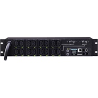 CyberPower PDU81007 16-Outlet PDU - NEMA L6-30P - 16 x IEC 60320 C13 - 230 V AC - Network (RJ-45) - 2U - Rack-mountable