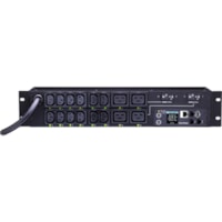 CyberPower PDU81008 16-Outlet PDU - NEMA L6-30P - 12 x IEC 60320 C13, 4 x IEC 60320 C19 - 230 V AC - Network (RJ-45) - 2U - Rack-mountable