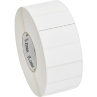 Zebra Z-Ultimate 4000T High-Tack White - 2 3/4" (69.85 mm) Width x 1 1/4" (31.75 mm) Length - Permanent Adhesive - Rectangle - Thermal Transfer - White - Acrylic, Polyester - 3000 / Roll - 1 Roll