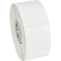 Zebra Z-Ultimate 4000T High-Tack White - 3" Width x 3" Length - Permanent Adhesive - Square - Thermal Transfer - White - Acrylic, Polyester - 1000 / Roll - 1 Roll