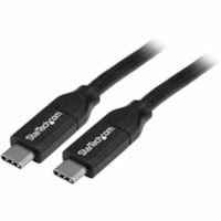 StarTech.com 4m 13 ft USB C Cable with Power Delivery (5A) - M/M - USB 2.0 - USB-IF Certified - USB 2.0 Type C Cable - Power USB-C devices over longer distances - Fast charge USB C mobile devices from a USB-C laptop or wall charger - USB-IF Certified - 4m USB 2.0 Type C Cable - 13ft USB C Cable - 13