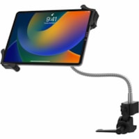 CTA Digital Heavy-Duty Gooseneck Clamp Stand for 7-14 Inch Tablets, including iPad 10.2-inch (7th/ 8th/ 9th Generation) - 7" to 14" Screen Support - 1