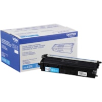 Brother TN439C Original Ultra High Yield Laser Toner Cartridge - Cyan - 1 Each - 9000 Pages