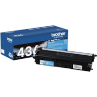 Cartouche toner TN436C D'origine Laser - Cyan - 1 chaque Brother - Laser - Rendement Super Haut - 1 Unité