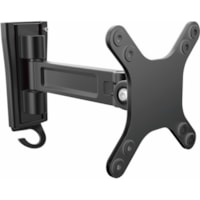 StarTech.com Wall Mount Monitor Arm, Single Swivel, For VESA Mount Monitors / Flat-Screen TVs up to 34" (33.1lb/15kg), Monitor Wall Mount - Save space by wall-mounting your monitor & work in comfort w/ the adjustable swivel mount - Wall Mount Monitor Arm - Single Swivel - Wall mount a VESA 75x75/100