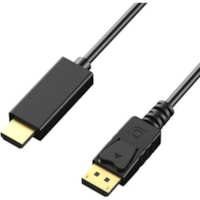 Câble audiovisuel 6 pi DisplayPort/HDMI Axiom - 6 pi DisplayPort/HDMI Câble audiovisuel pour Moniteur, Périphérique audio/vidéo - 2.7 Gbit/s - Supports up to 1920 x 1080